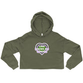 Love Knows No Gender Crop Hoodie